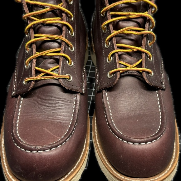 Red Wing Shoes 08847 Moc Toe Boots - Size 10 D Black Cherry - Picture 1 of 6